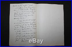 8 LAS Maurice Bouchor à Octave Uzanne Lettres autographes 1889 1890 1892.1894