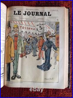 91 Magazines illustrés LE JOURNAL Pour Tous Relies 1902- 1903-1904-1905