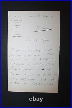 9 LAS Edmond Haraucourt à Octave Uzanne Bibliophile Bibliophilie 1885 1909