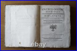 9 livres anciens encyclopédie méthodique Panckoucke botanique 300 gravures 1783