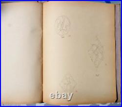 ANCIEN ALBUM de divers modèles de chiffres pour ornement et broderie 1920/1930