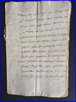 ARCHIVES 1625-1670 Lot 7 Manuscrits XVIIe Seigneurie FORBIN-JANSON Provence