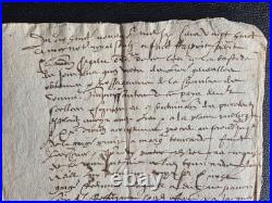 ARCHIVES 1625-1670 Lot 7 Manuscrits XVIIe Seigneurie FORBIN-JANSON Provence