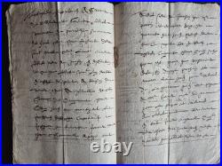 ARCHIVES 1625-1670 Lot 7 Manuscrits XVIIe Seigneurie FORBIN-JANSON Provence