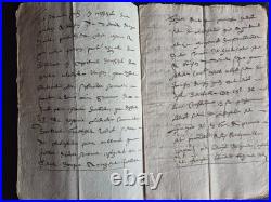 ARCHIVES 1625-1670 Lot 7 Manuscrits XVIIe Seigneurie FORBIN-JANSON Provence