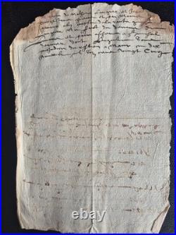 ARCHIVES 1625-1670 Lot 7 Manuscrits XVIIe Seigneurie FORBIN-JANSON Provence