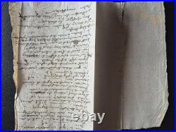 ARCHIVES 1625-1670 Lot 7 Manuscrits XVIIe Seigneurie FORBIN-JANSON Provence