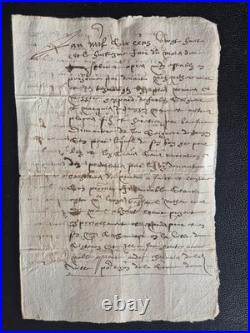 ARCHIVES 1625-1670 Lot 7 Manuscrits XVIIe Seigneurie FORBIN-JANSON Provence