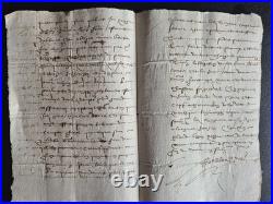 ARCHIVES 1625-1670 Lot 7 Manuscrits XVIIe Seigneurie FORBIN-JANSON Provence