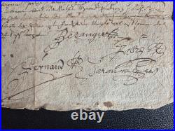 ARCHIVES 1625-1670 Lot 7 Manuscrits XVIIe Seigneurie FORBIN-JANSON Provence