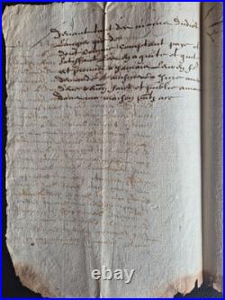 ARCHIVES 1625-1670 Lot 7 Manuscrits XVIIe Seigneurie FORBIN-JANSON Provence