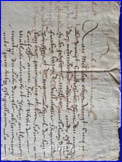ARCHIVES 1625-1670 Lot 7 Manuscrits XVIIe Seigneurie FORBIN-JANSON Provence