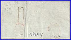 ARGENTAN Lettre 1789 Port Payé MP ARGENT L2 + manuscrit Franc L3A ORNE