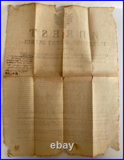 ARREST DU CONSEIL D'ETAT DU ROI PORT SABLES D'OLONNE commerce ILES COLONIES 1765