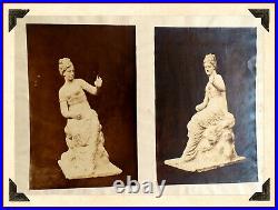 AUTOGRAPHE LECUYER 1878 Joueuse de Balle TANAGRA +4 PHOTOS VENUS Basball Rare