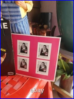 AUTOGRAPHE de COLUCHE SUR Disque 45 Tours Le Schmilblick