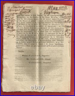 Ac56-decret 1460-repliquemontpellier-maitres Barbiers Perruquiers-1774
