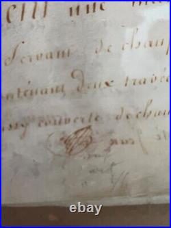 Acte notarié baillage 4 mars 1771 vente de terrain couvent prieuré Paris