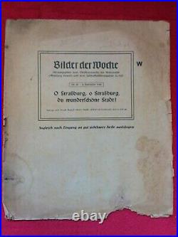 Affiche 1940/WW2/journal/Strasbourg sous occupation allemande/Bilder der moche
