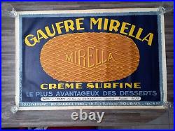Affiche Ancienne Gaufre Mirella/Rita Lille Roubaix Tourcoing