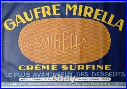 Affiche Ancienne Gaufre Mirella/Rita Lille Roubaix Tourcoing