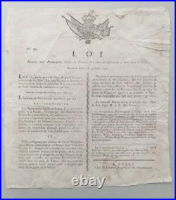 Affiche Nantucket USA Révolution Pêche Baleine Whale Placard 18th XVIIIe Tulle