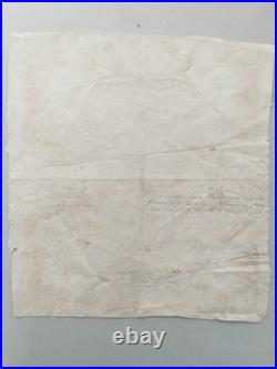 Affiche Nantucket USA Révolution Pêche Baleine Whale Placard 18th XVIIIe Tulle