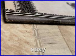 Agenda manuscrit complet 1912 Belle Époque Document historique pré-WWI Rare