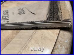 Agenda manuscrit complet 1912 Belle Époque Document historique pré-WWI Rare