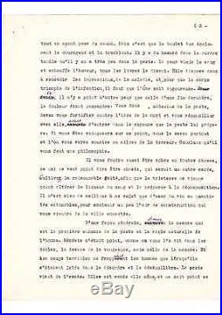 Albert Camus / La Peste / Manuscrit Préparatoire / (1941) / Autographe