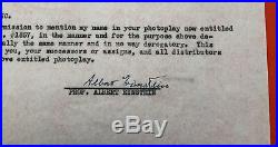 Albert EINSTEIN Pièce signée 1947 / Nobel