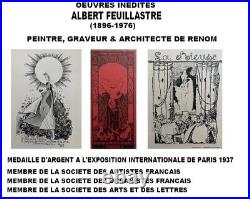 Albert Feuillastre (1896-1976) Notes Manuscrites Artistiques Sadg (417)