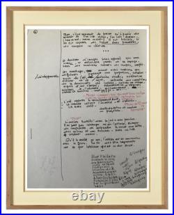 Albert Feuillastre (1896-1976) Notes Manuscrites Artistiques Sadg (418)