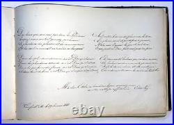 Album De Poésie Antique Grand 1859-1862 Francfort A. M. Manuscrits Poèmes