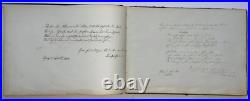 Album De Poésie Antique Grand 1859-1862 Francfort A. M. Manuscrits Poèmes