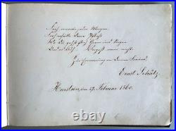 Album de Poésie Antique 1860-1863 Herrstein Kr. Birkenfeld Manuscrits