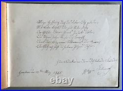 Album de Poésie Antique 1860-1863 Herrstein Kr. Birkenfeld Manuscrits