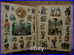 Album de collections. Chromos & découpis. 19 ème