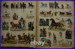 Album de collections. Chromos & découpis. 19 ème