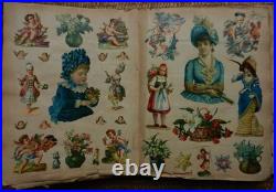 Album de collections. Chromos & découpis. 19 ème