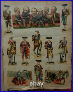 Album de collections. Chromos & découpis. 19 ème