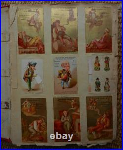 Album de collections. Chromos & découpis. 19 ème