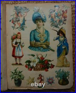 Album de collections. Chromos & découpis. 19 ème