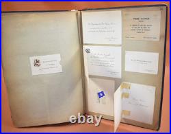 Album de factures, lettres à en-tête, cartes de visite Début XXème