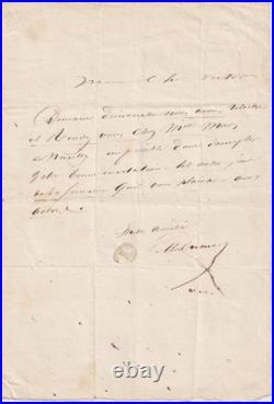Alexander DUMAS écrit à Victor HUGO lettre autographe signée, 1836