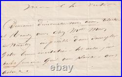 Alexander DUMAS écrit à Victor HUGO lettre autographe signée, 1836