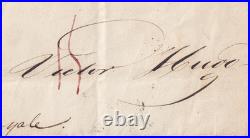 Alexander DUMAS écrit à Victor HUGO lettre autographe signée, 1836
