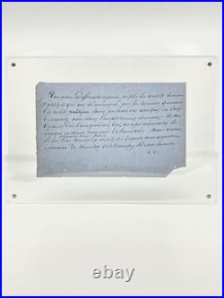 Alexandre DUMAS Manuscrit autographe signé Indipendente 1862
