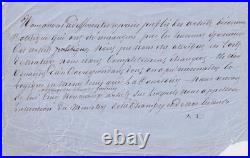 Alexandre DUMAS Manuscrit autographe signé Indipendente 1862