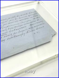 Alexandre DUMAS Manuscrit autographe signé Indipendente 1862